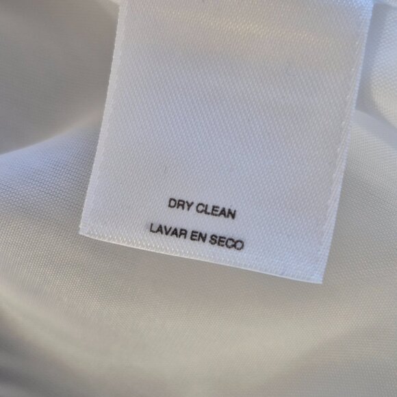 Anne Klein Women’s Blazer Size S Blue White Pinstripe 98% Cotton Single Button - Picture 15 of 15